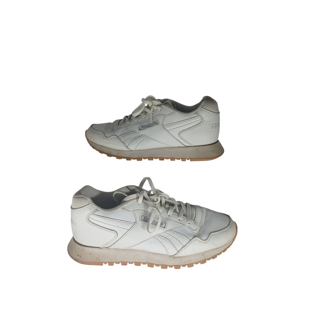 Reebok Royal Glide Sneakers 8.5 White Gum Sole MemoryTech Classic Retro